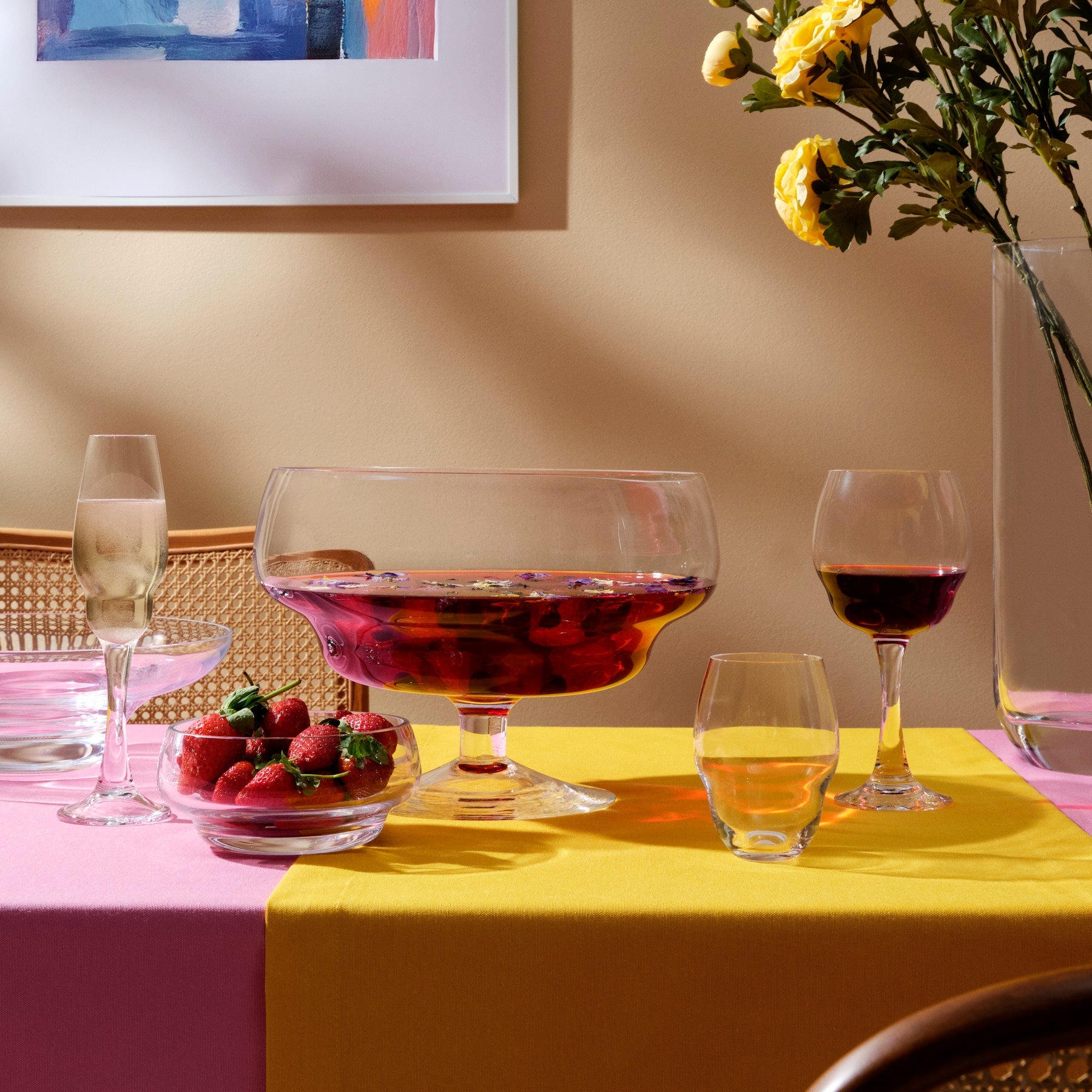 Heads Up Centrepiece | Clear Crystal
