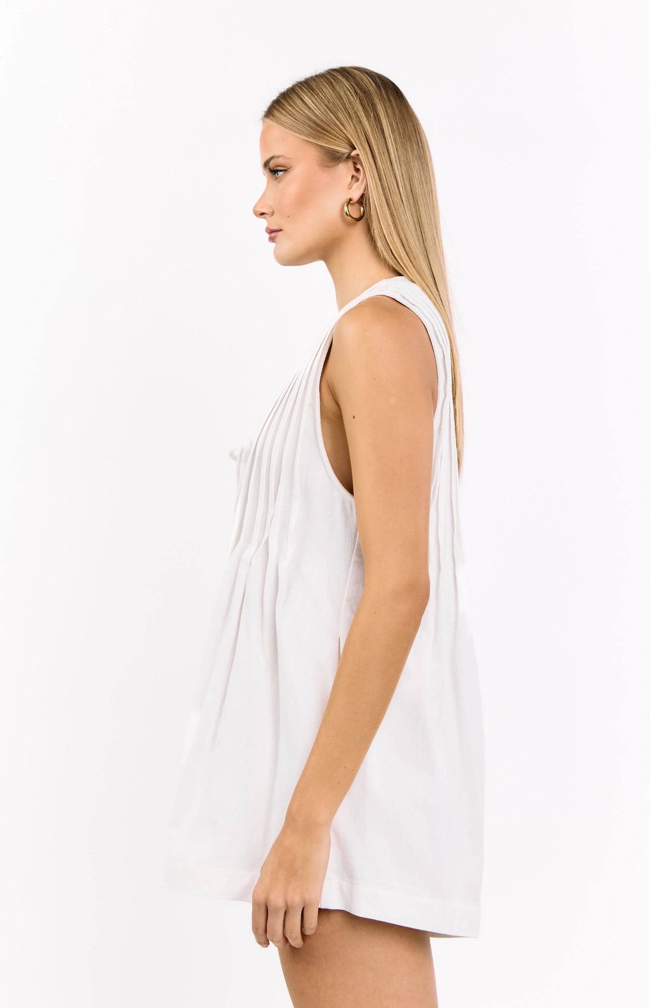 Hector Playsuit | White