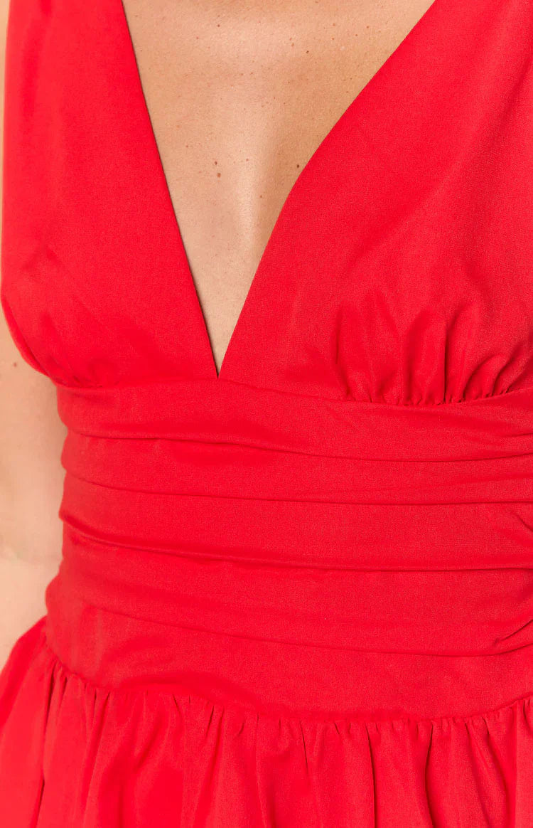 Hedley Mini Dress | Red