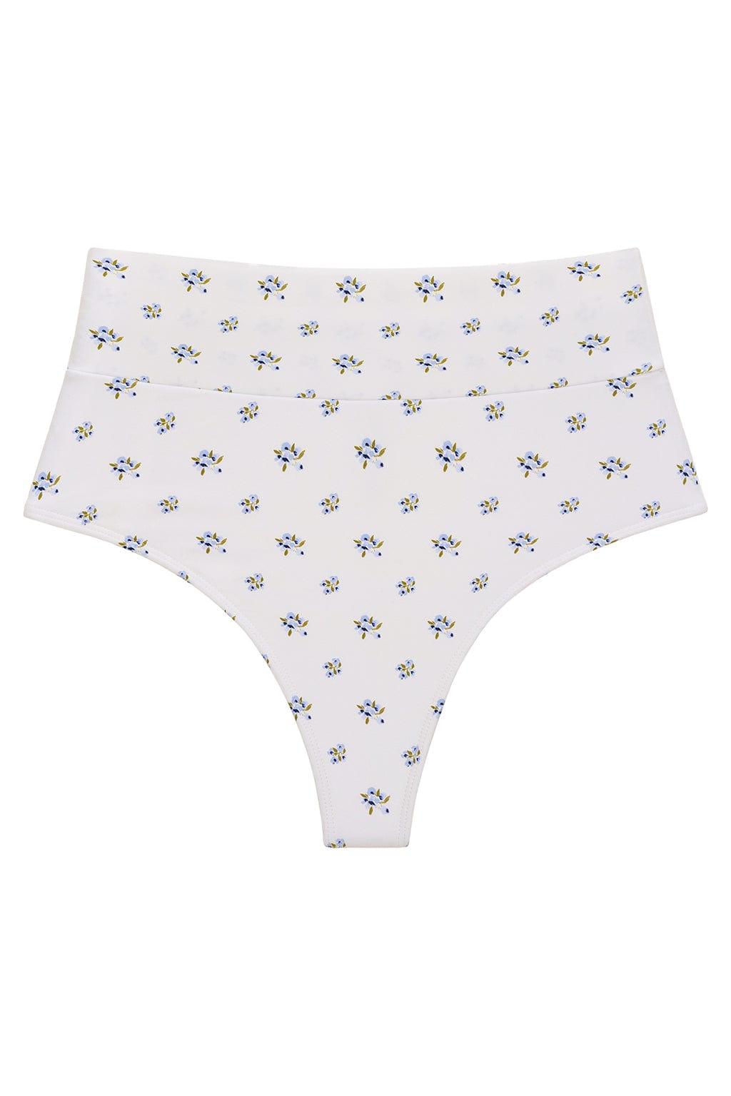 Added Coverage High Rise Bikini Bottom | Heidi Floral