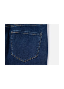 High-waisted Springy Pants | Blue
