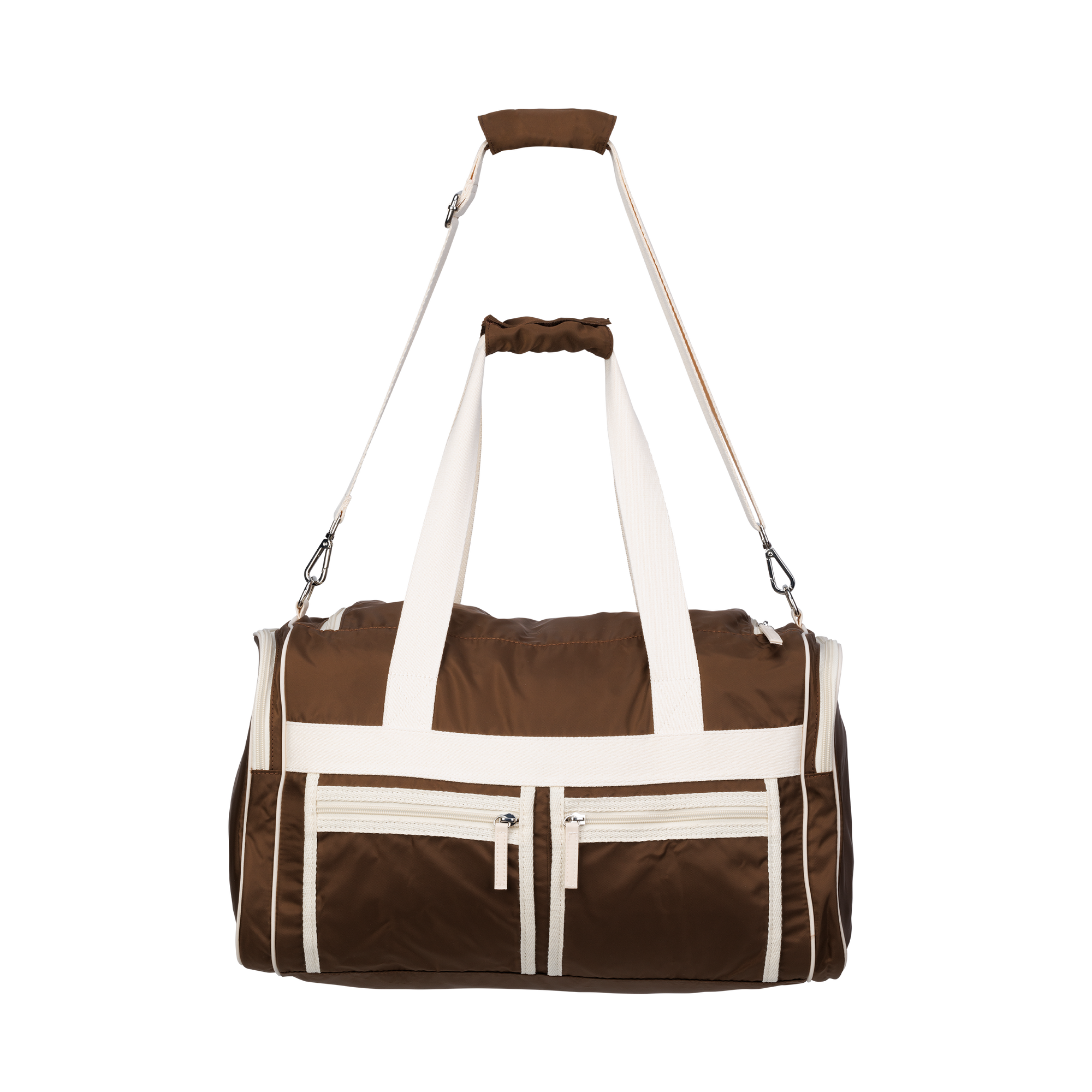 The Pleasing Pocketed Sports Bag | Brown