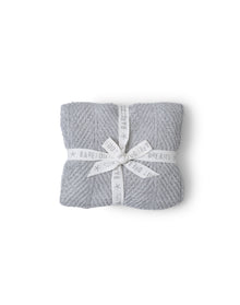 Home | Cozy Shine Herringbone Blanket 45X60 | Silver Sky