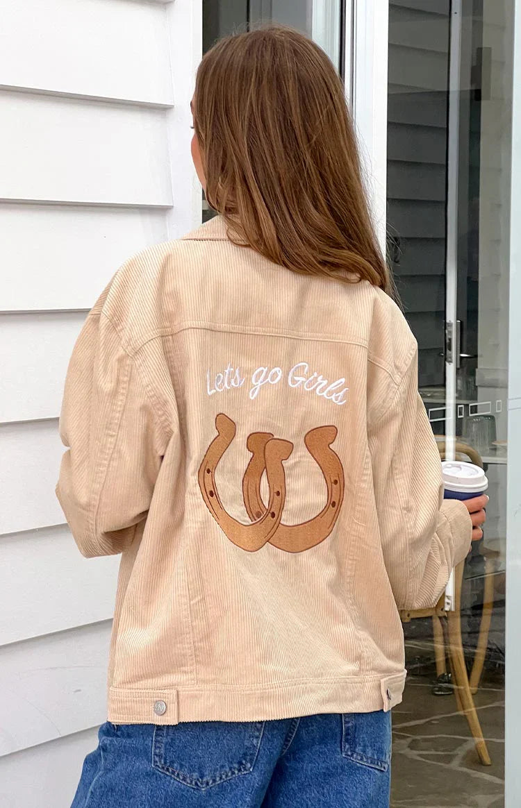 Hugo Cord Western Jacket | Cream