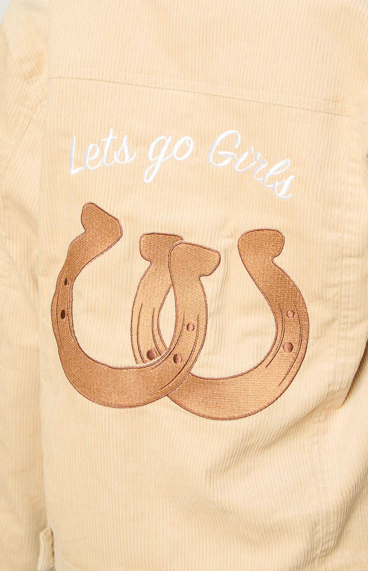 Hugo Cord Western Jacket | Cream