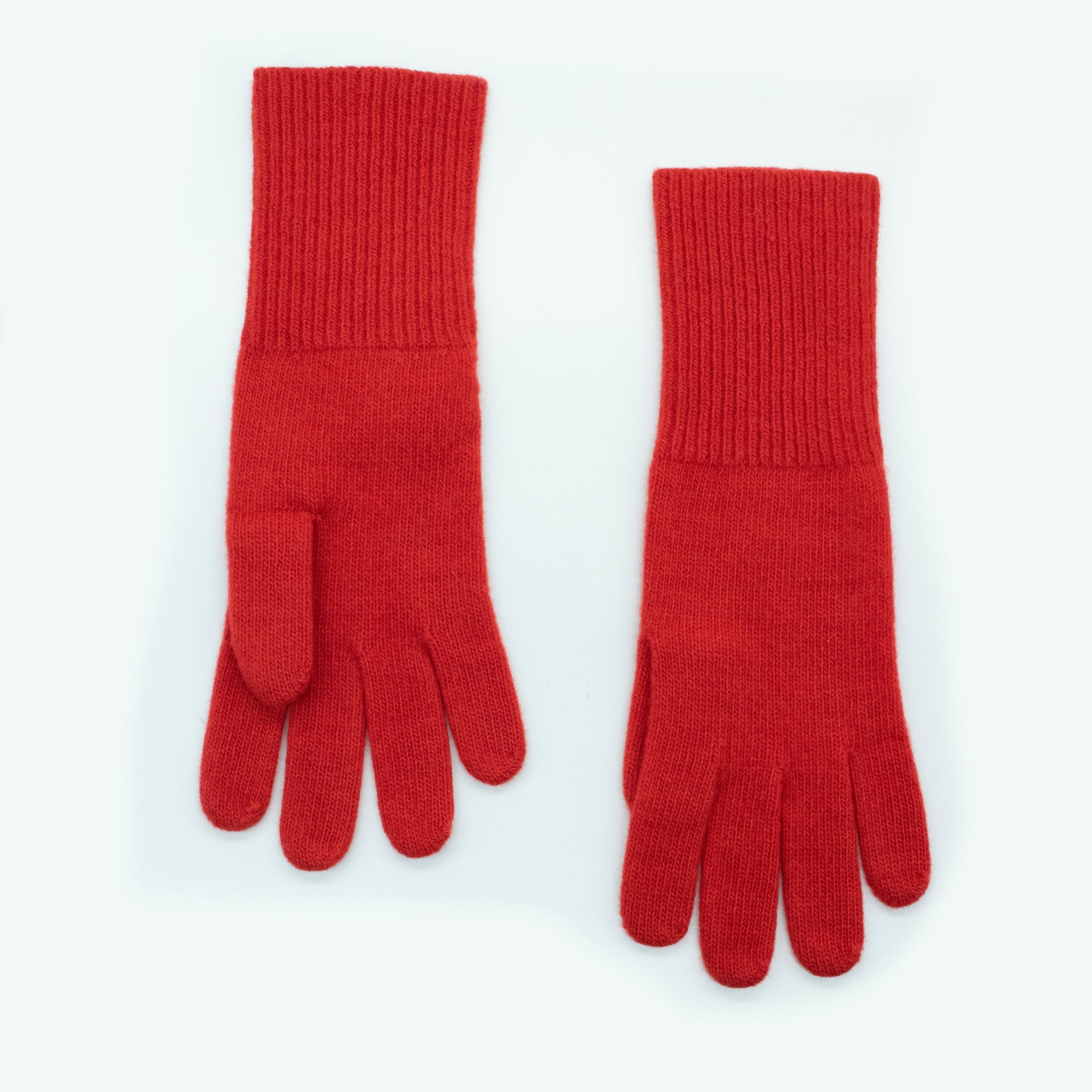 Cashmere Gloves | Fire Red