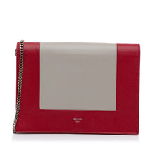 Céline Pre-Owned Frame Leather Wallet on Chain | Women | Red