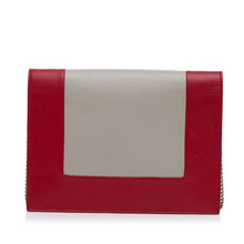 Céline Pre-Owned Frame Leather Wallet on Chain | Women | Red