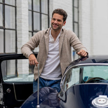 Verbier Zip Up for Men | Light Taupe