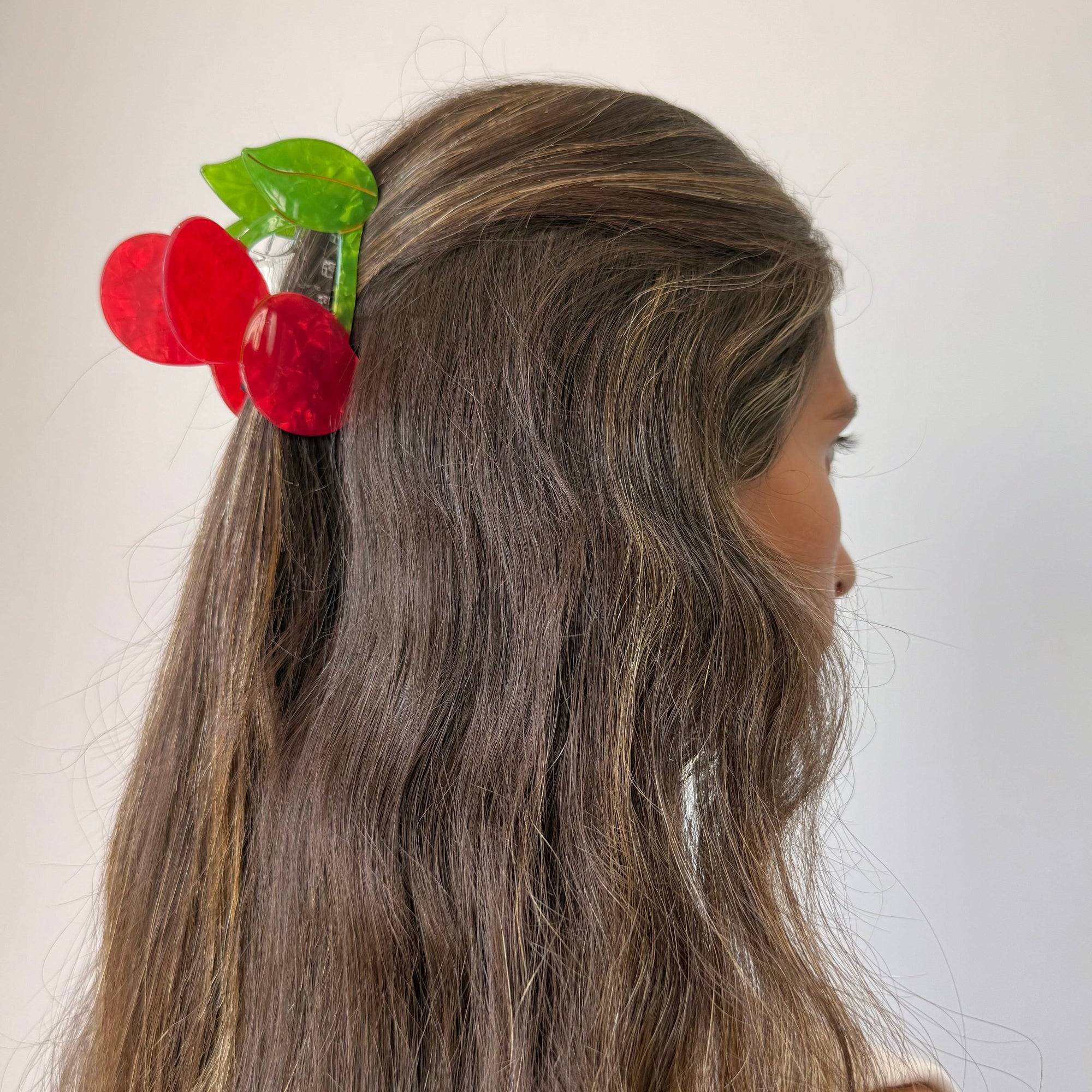 Tart Cherry Hair Claw Clip - Adina's Jewels