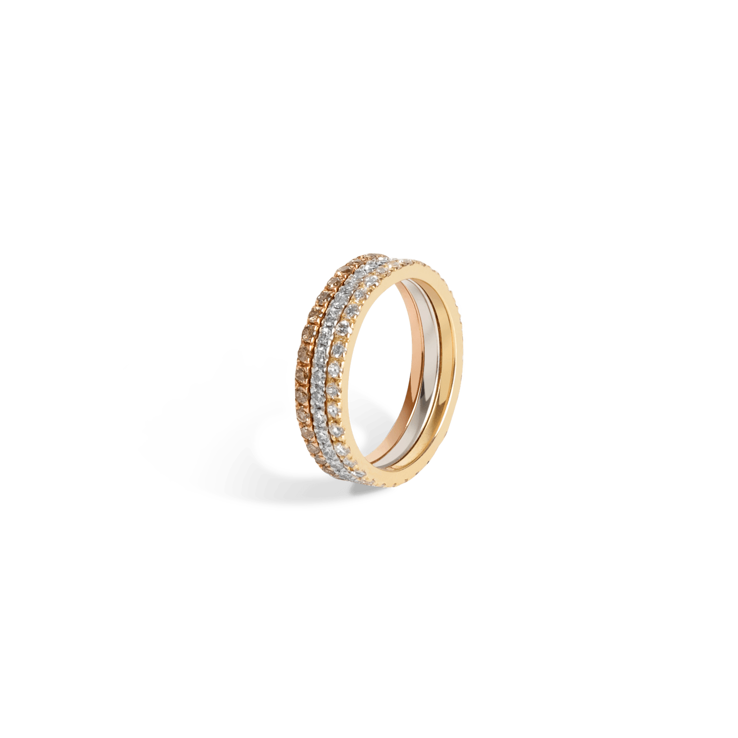 Quadricolor Ring  Half Side