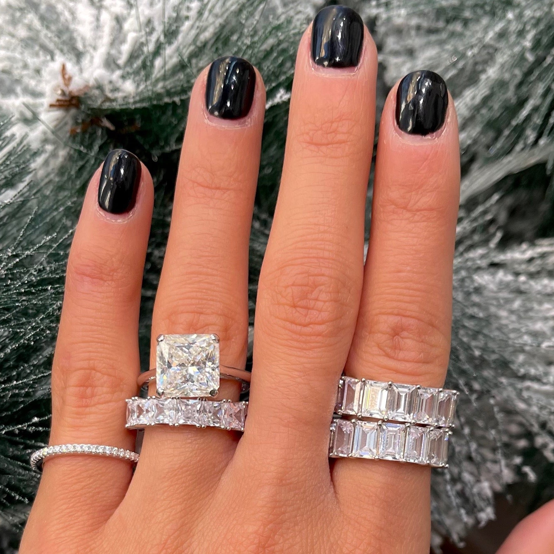  Micro Pav√© Eternity Band - Adina's Jewels