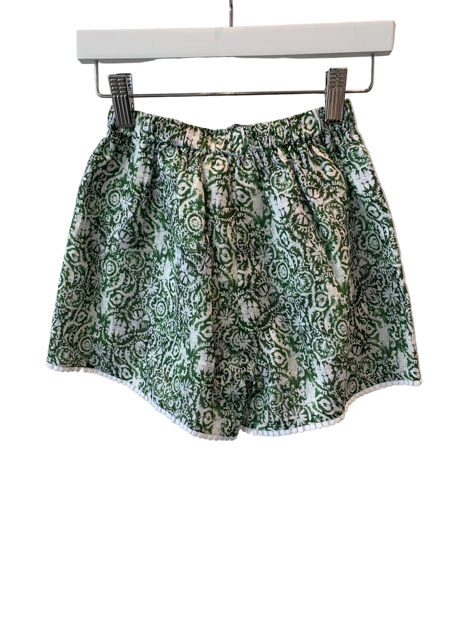 Mini Lulu Shorts | Sage Scroll