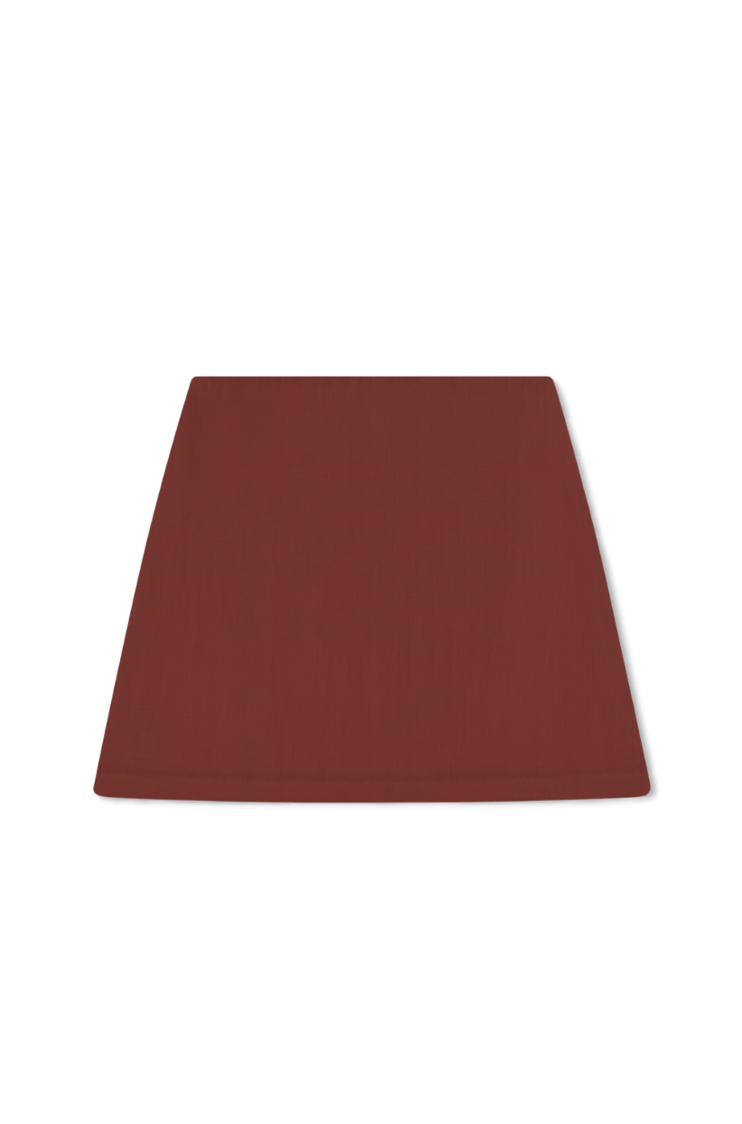 Ines Linen Mini Skirt | Tomato