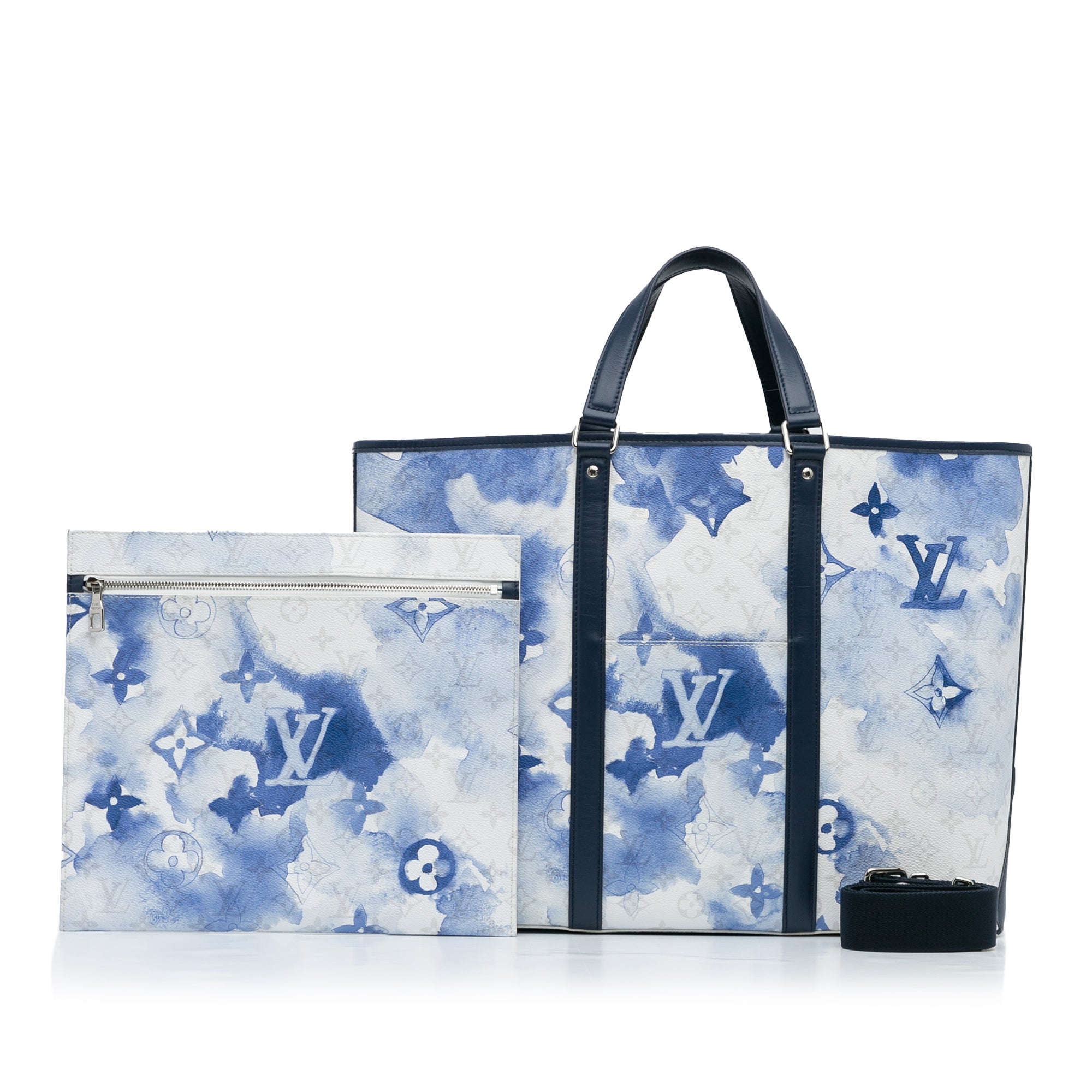 Louis Vuitton Pre-Owned Monogram Watercolor Weekend Tote PM | Women | Blue (V2)