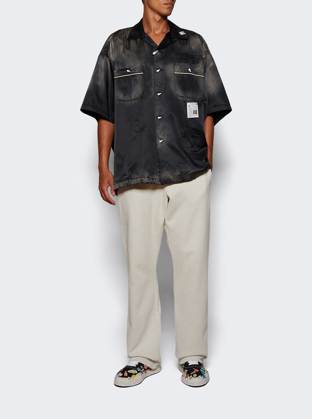 Men | Maison MIHARA YASUHIRO | Bowling Shirt | Black
