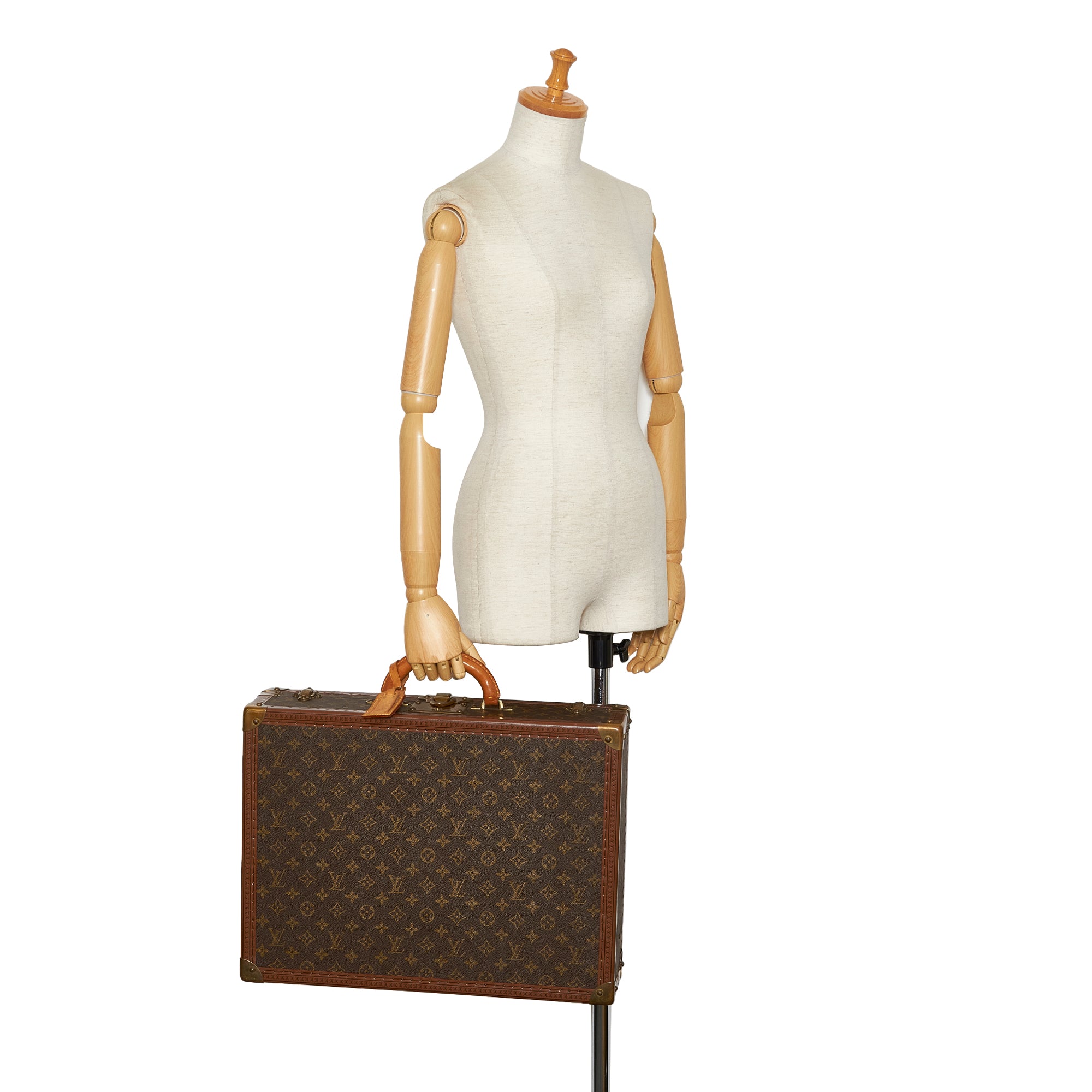 Louis Vuitton Pre-Owned Monogram Alzer Trunk 50 | Women | Brown