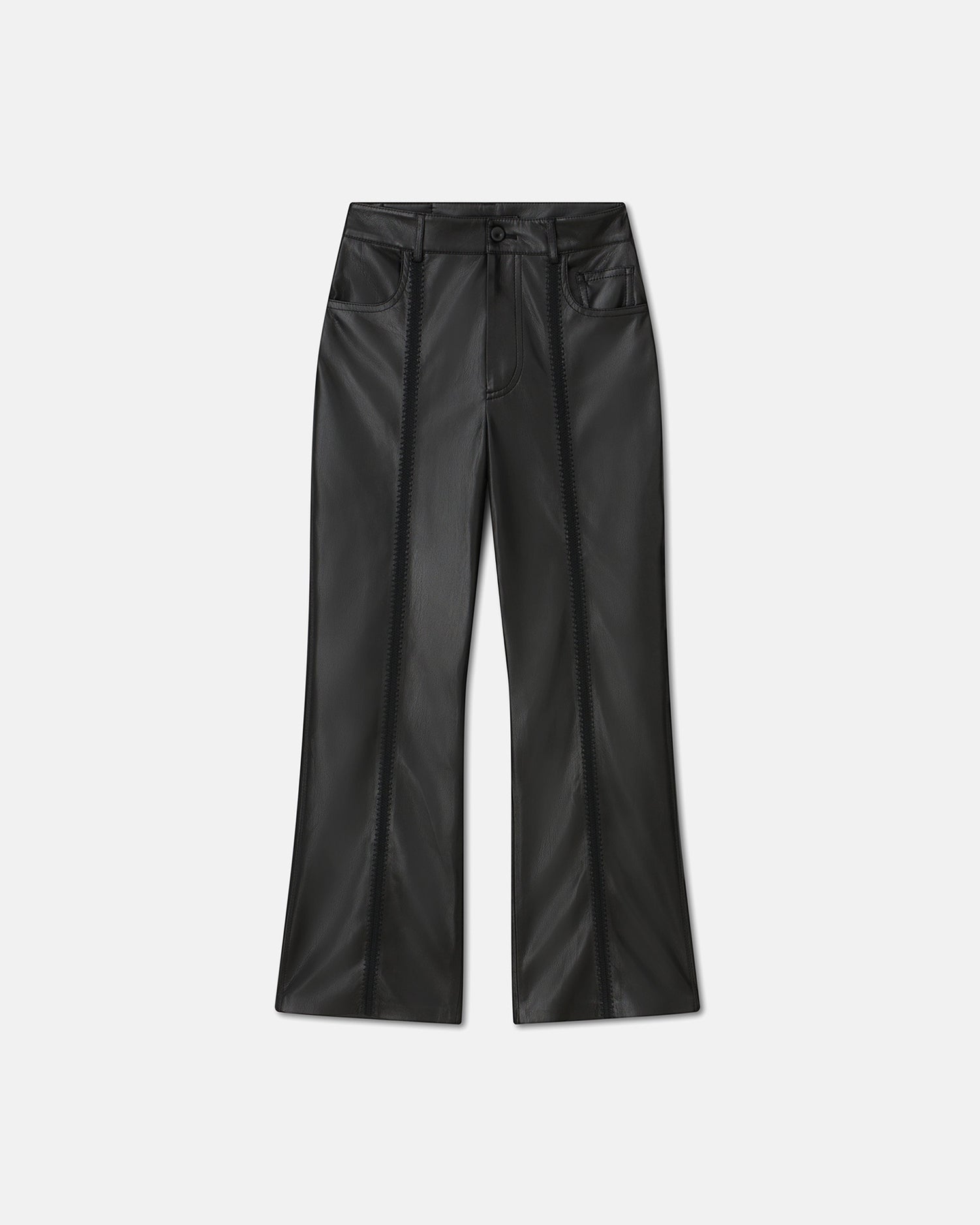 Womens | Jesca Saleokobor Alt-Leather Pants | Black