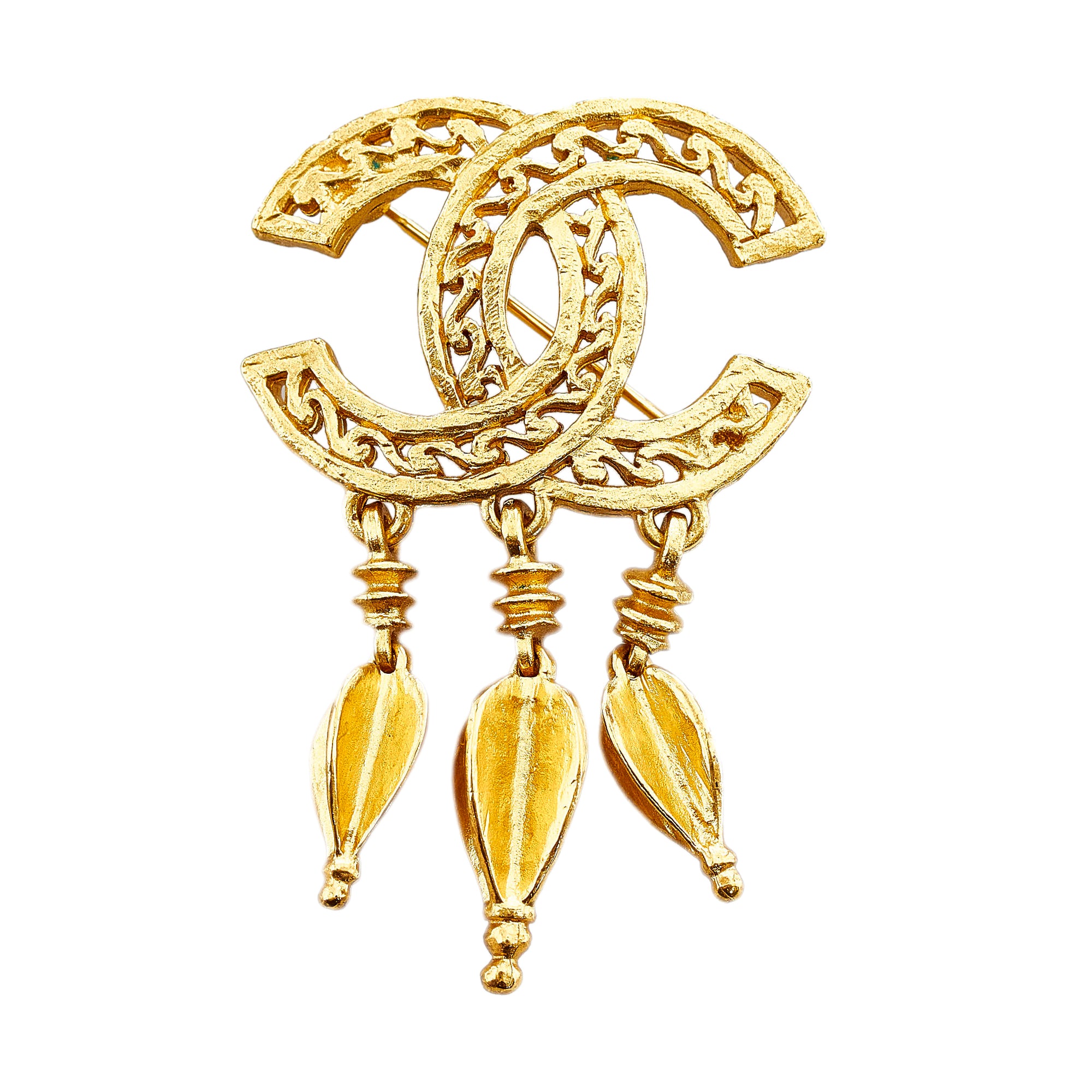 Chanel Pre-Owned CC Brooch | Women | Gold (V3)