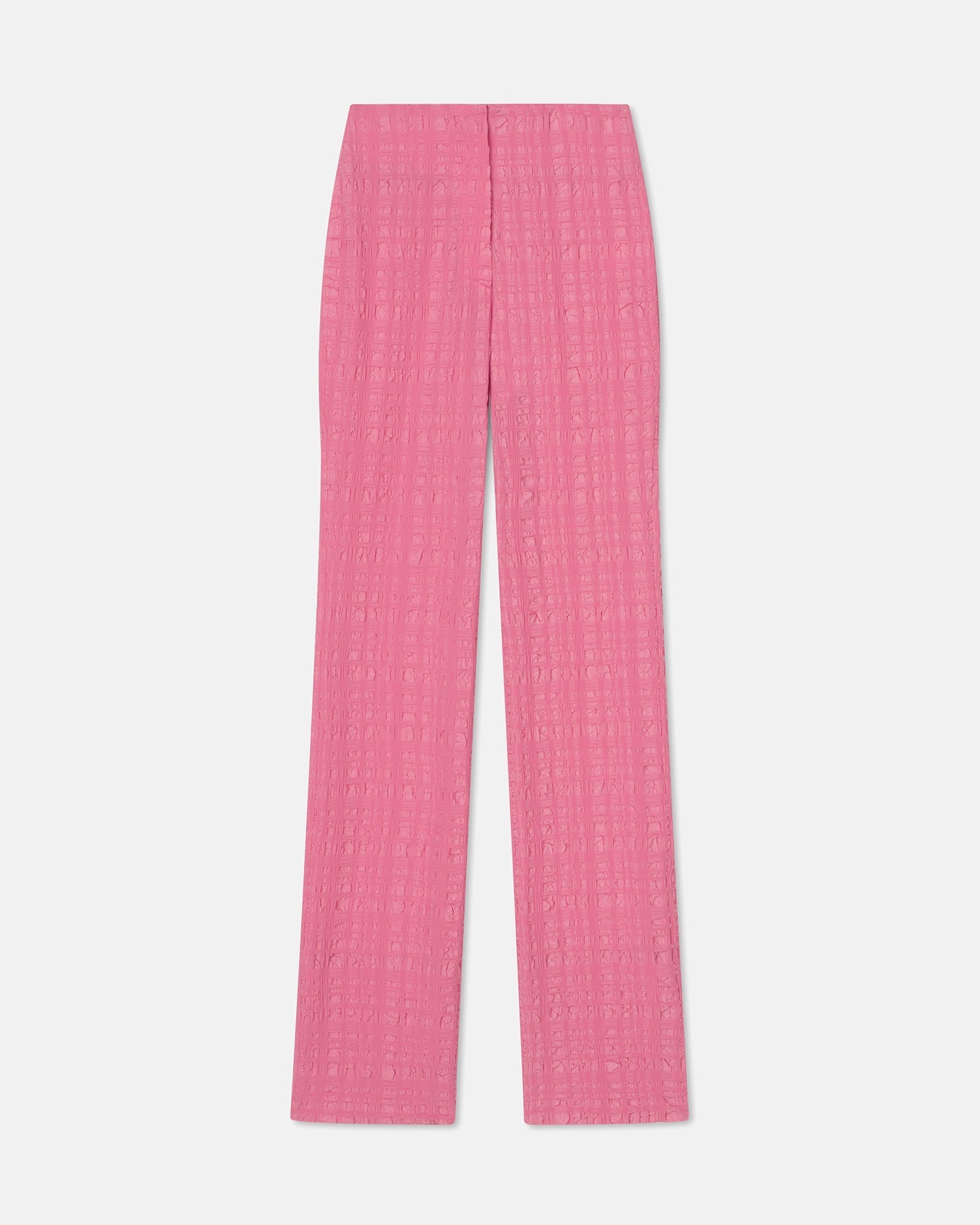 Womens | Juna Seersucker Pants | Pink Seersucker