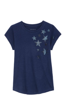 Skinny Rain Stars Strass  | Navy