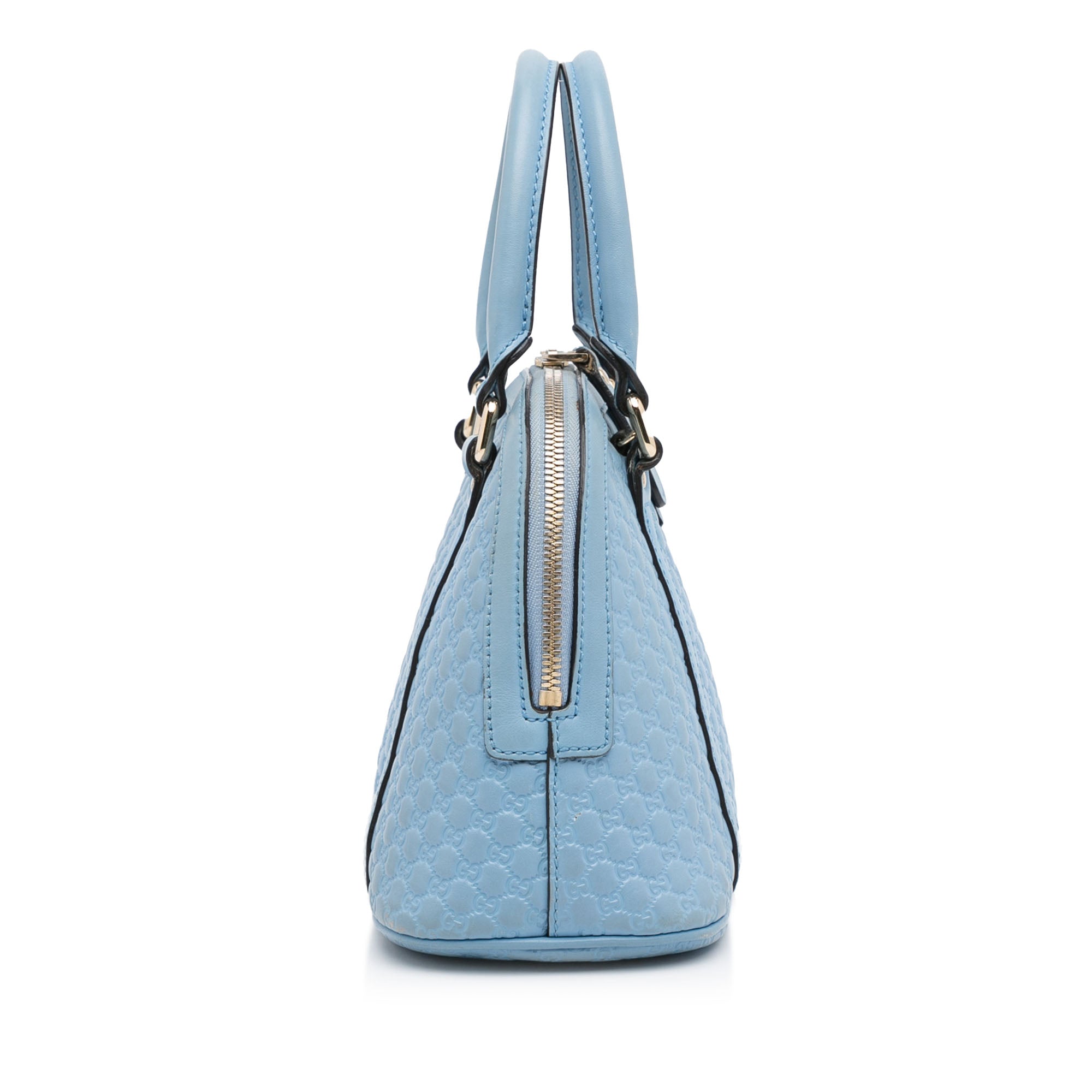 Gucci Pre-Owned Mini Microguccissima Dome Satchel | Women | Blue x Light Blue