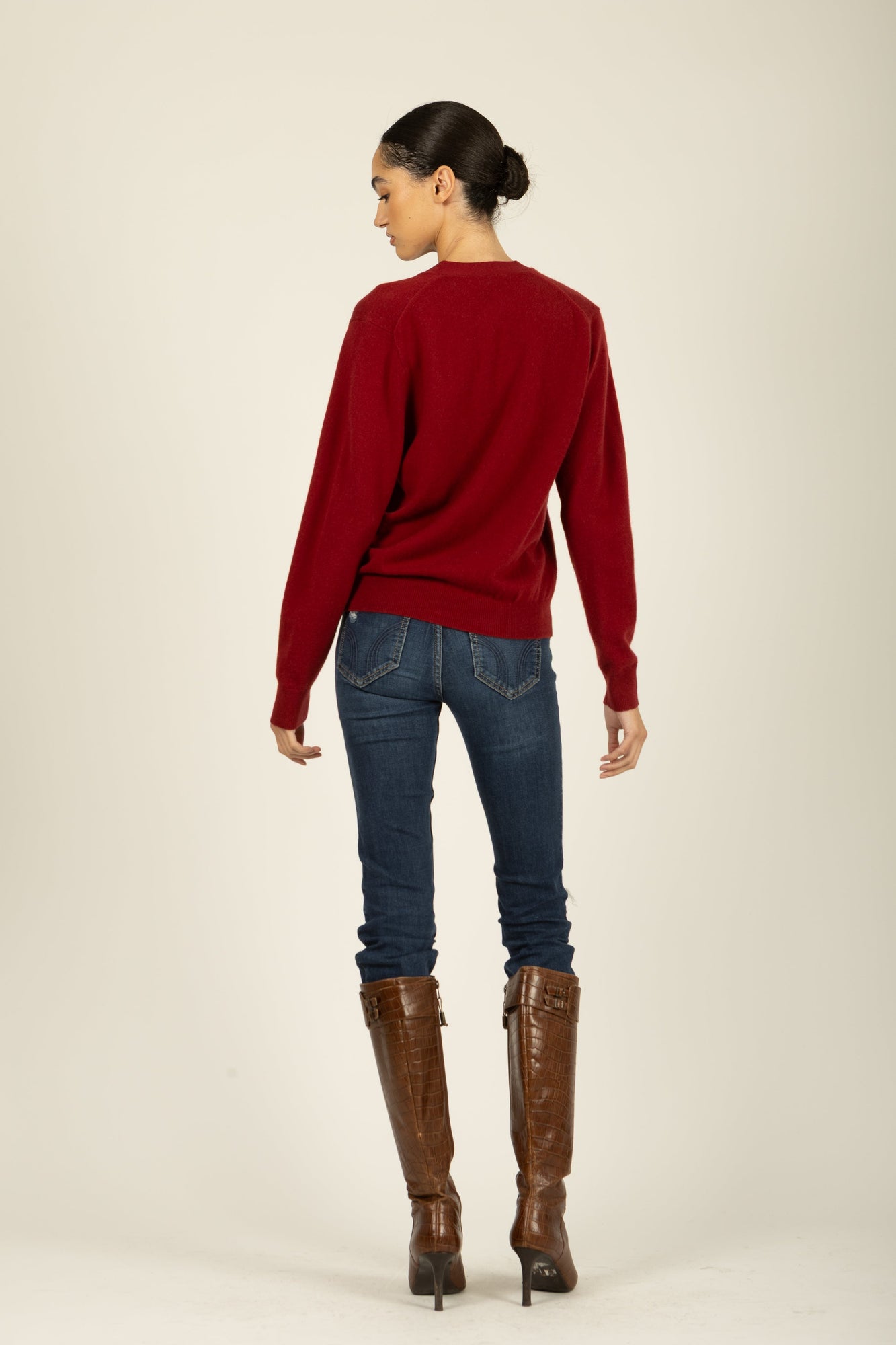 Jacqueline Cardigan | Crimson Red