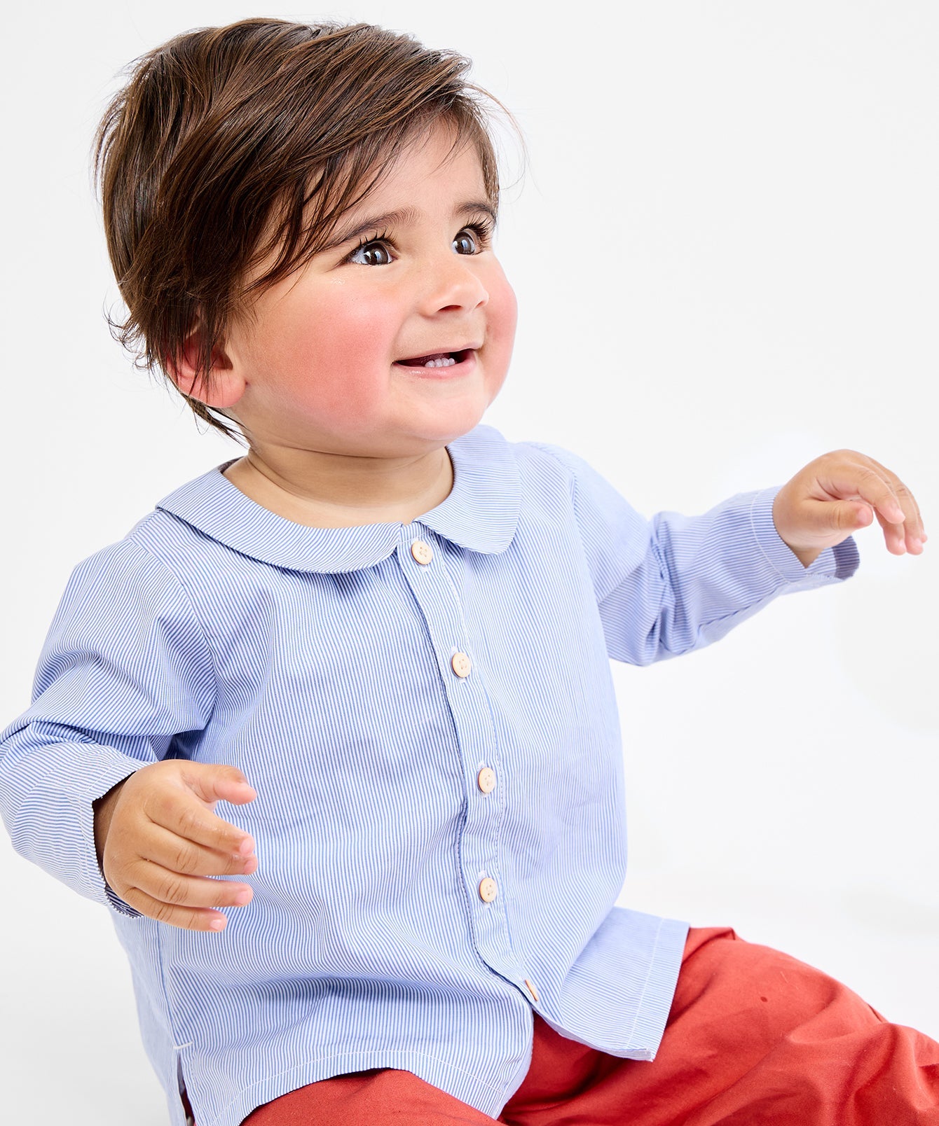 Boys | Jefferson Baby Shirt | Blue
