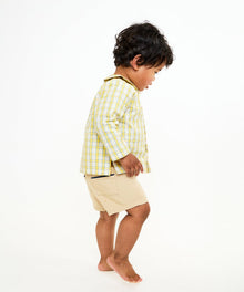 Boys | Jefferson Baby Shirt | Yellow