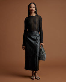 Dido | Joon Semi-Sheer Ribbed Sweater in Size Small