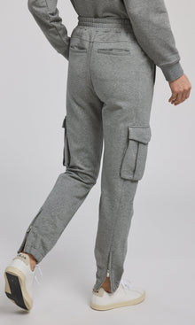 Chandra Fleece Sweatpants | Heather Grey