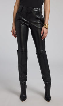 Alexandra Vegan Leather Pants | Black