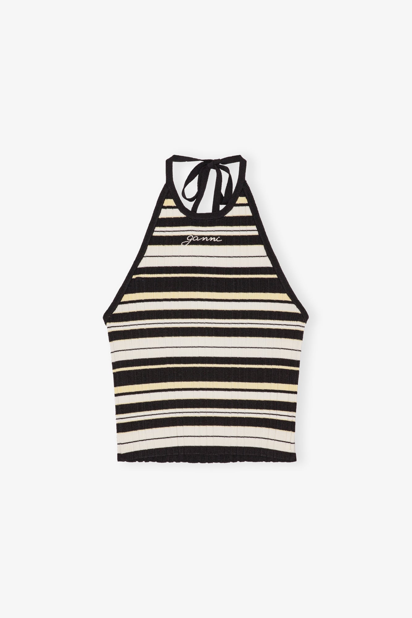 Future Viscose Rib Halterneck Top | Multicolour