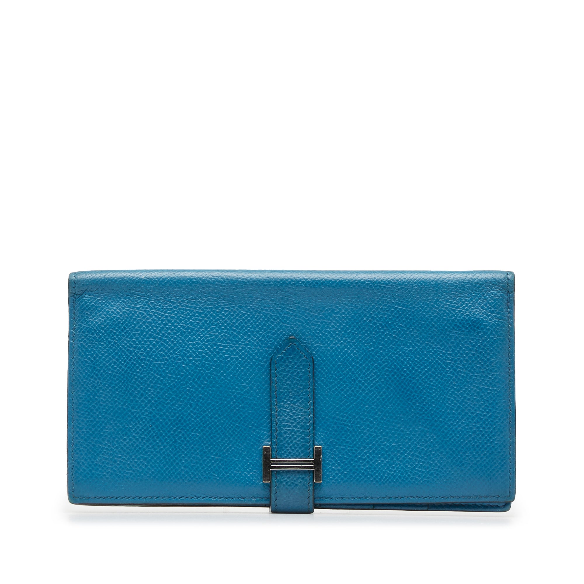 Hermès Pre-Owned Epsom Bearn Wallet | Women | Blue