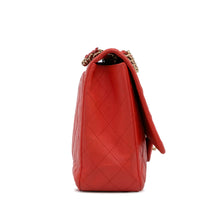 Chanel Pre-Owned Maxi Classic Lambskin Single Flap | Women | Red