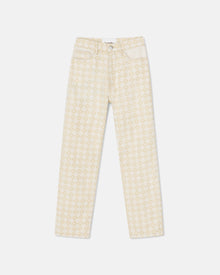 Womens | Kemia Straight Leg Trousers | Natural Monogram