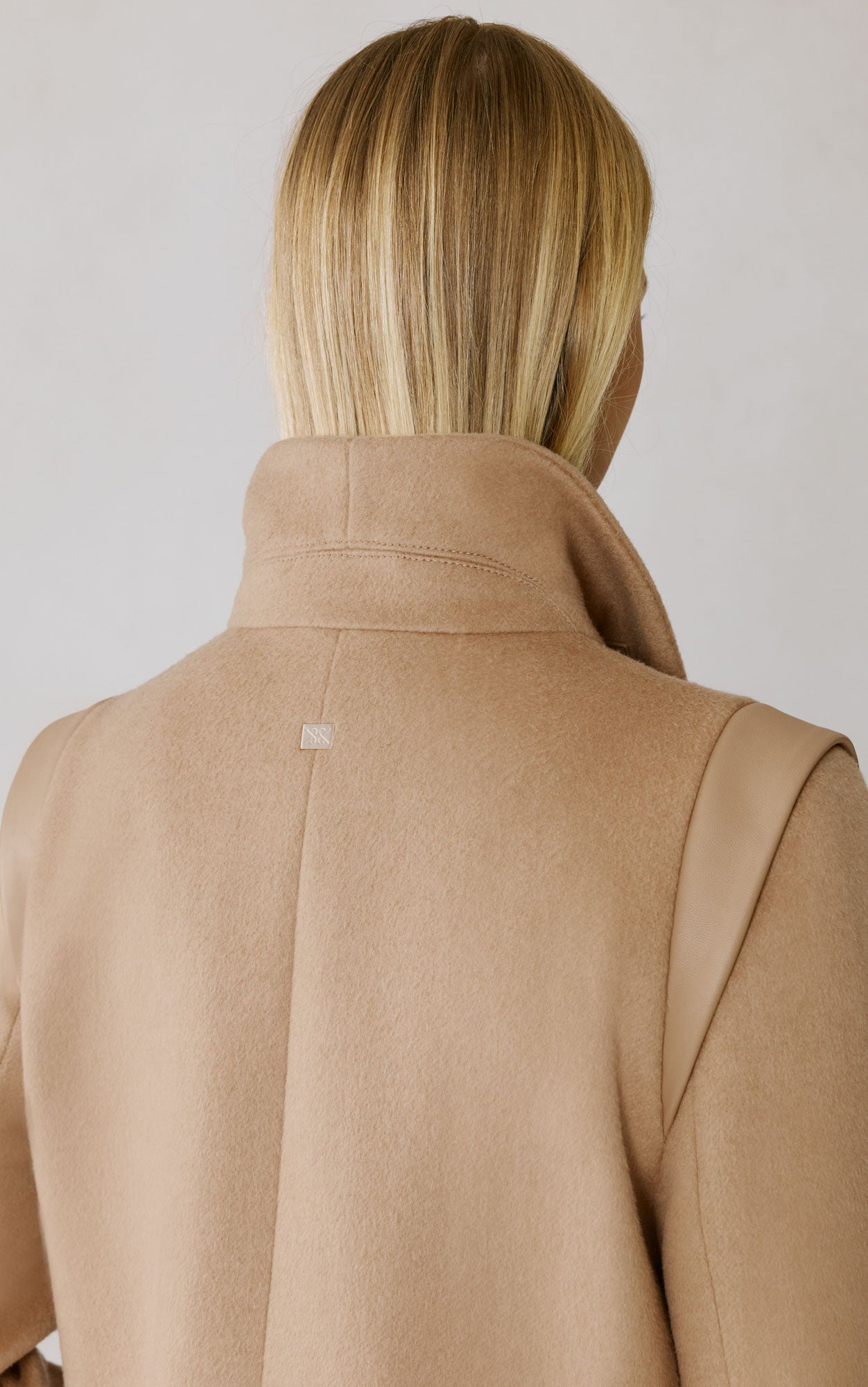 Kiana Moto Coat In Wool | Teak