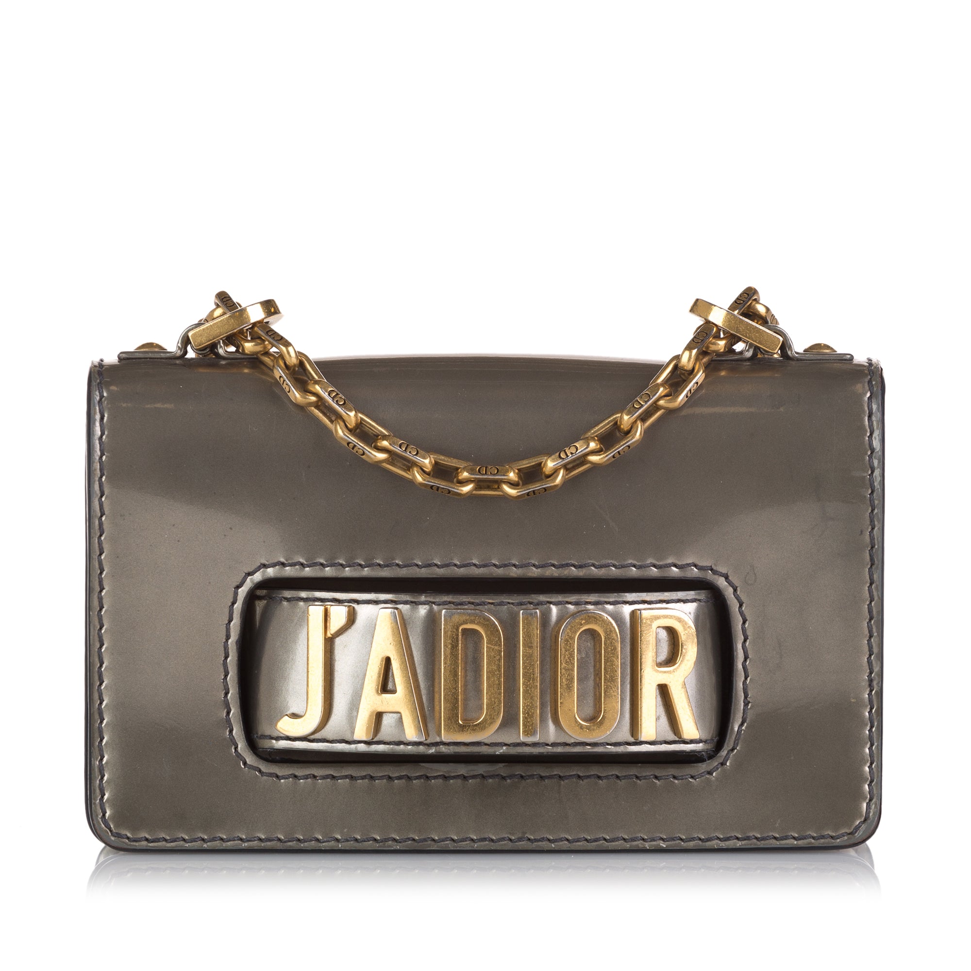 Dior Pre-Owned JaDior Mini Chain Flap | Women | Gray