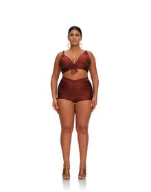 Karo Bikini Top | Chocolate