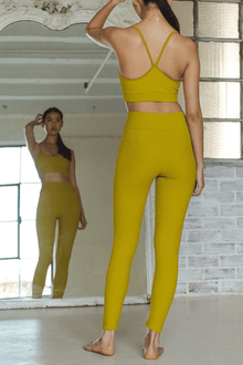Classic Legging | Key Lime Micro Scrunch