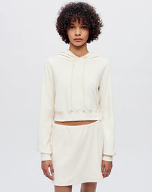 Womens | Mini Terry Hoodie | Naked