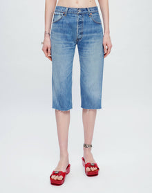 Womens | Upcycled Vintage | Levi's Pedal Pusher | One-of-a-kind | Indigo