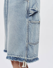 Mens | Modern Painter Short | Washed Out Indigo