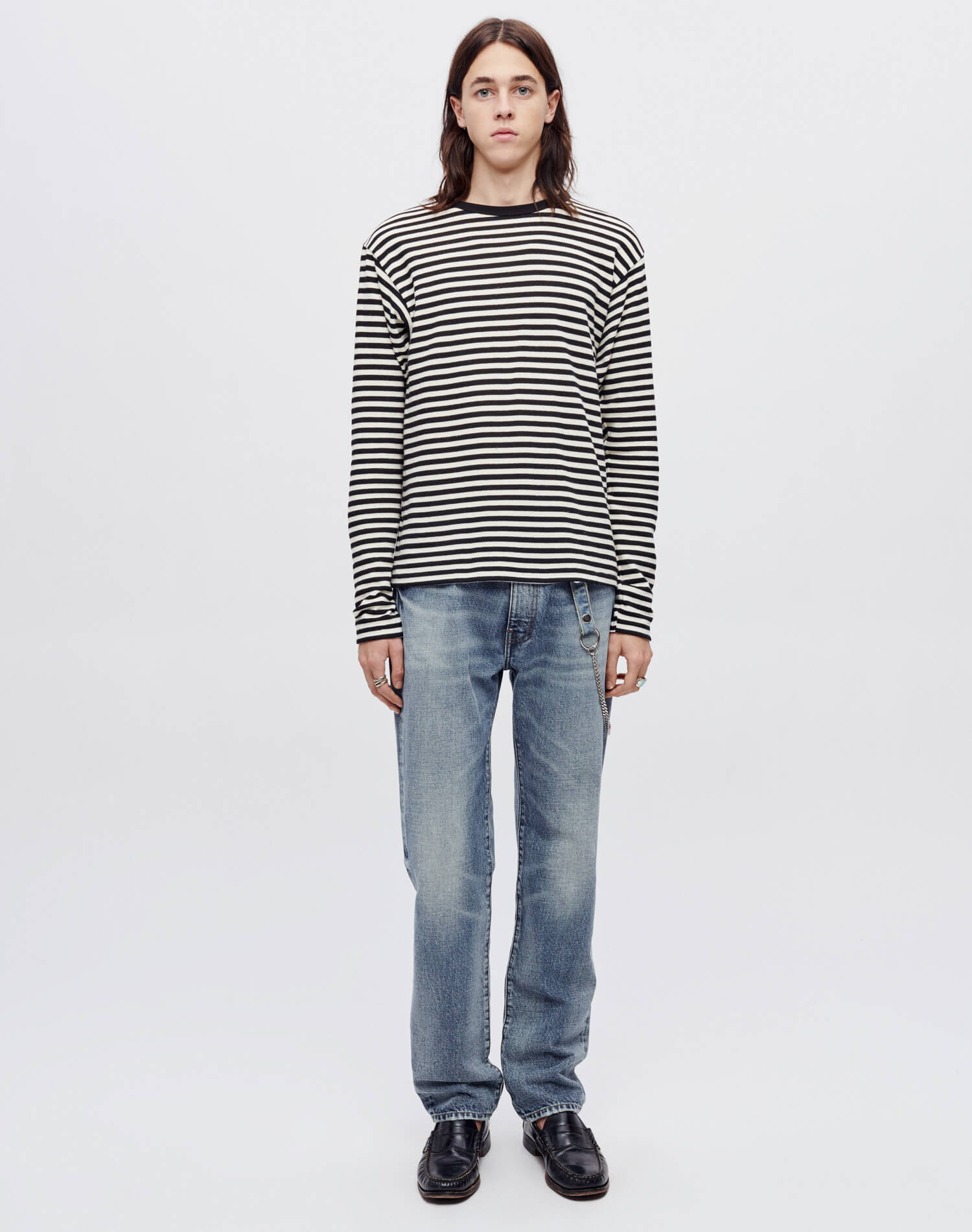 Mens | 1405 Slim | Mid Worn In Light Blue