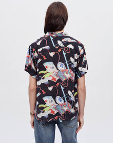 Mens | Hawaiian Shirt | Dark Samurai