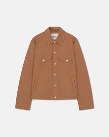 Mens | Larry Structured Twill Jacket | Rust Twill