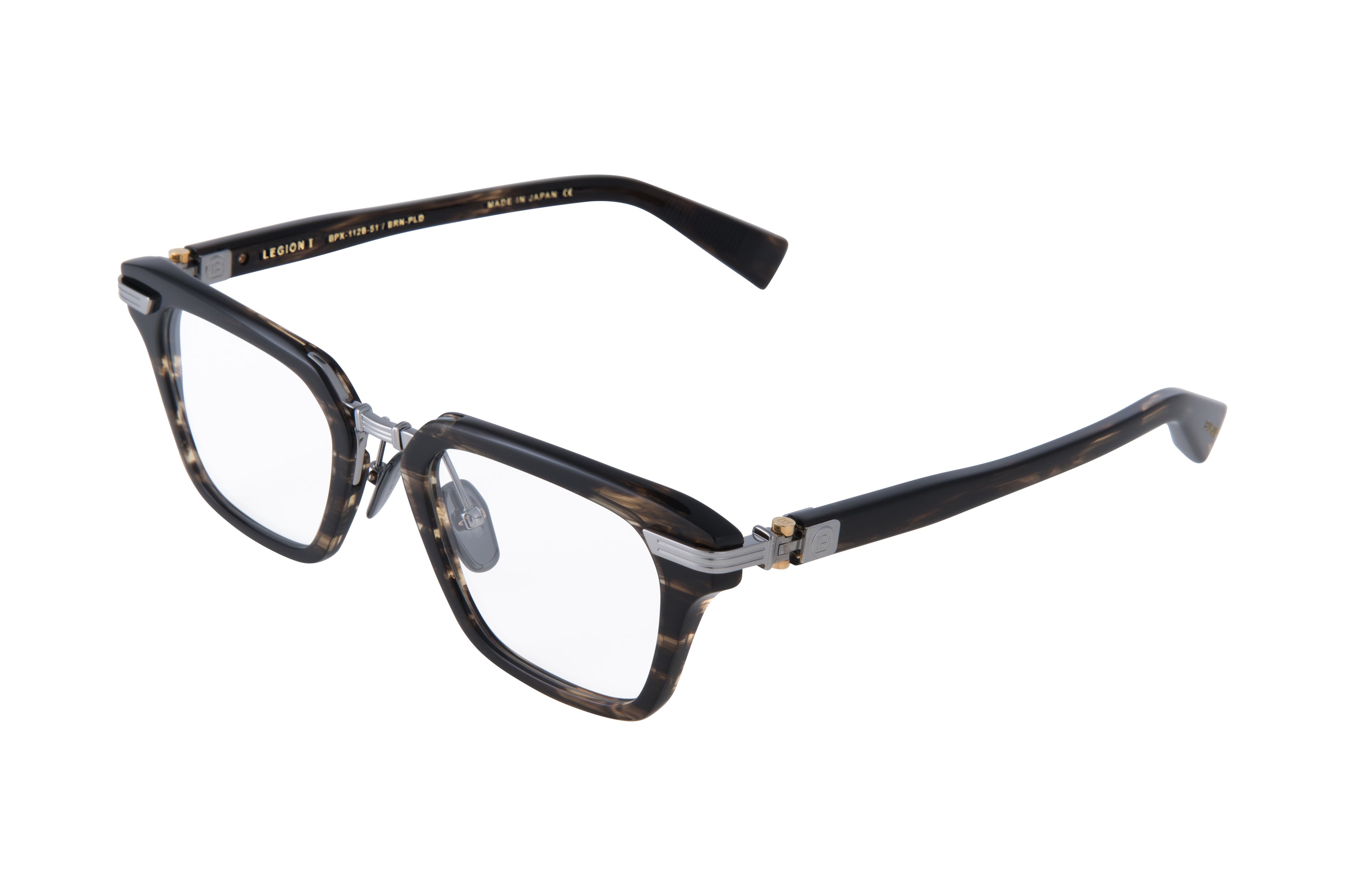 Unisex | Legion - I Optical | Dark Brown Swirl - Black Palladium | Clear