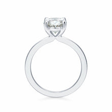 3.00 CT Oval Lab-Grown Diamond | Engagement Ring | 14K White Gold | H Color | VS Clarity