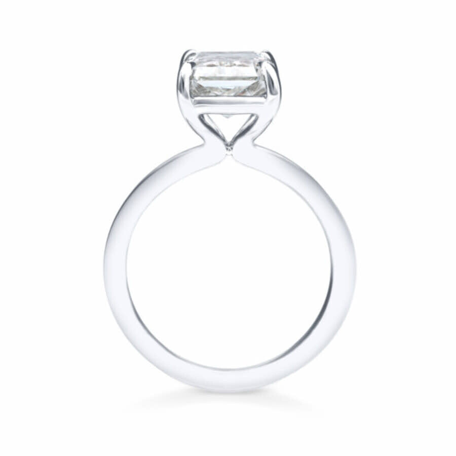 4.00 CT Radiant Lab-Grown Diamond | Engagement Ring | 14K White Gold | H Color | VS Clarity