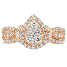 1.00 CT Round Lab-Grown Diamond | Engagement Ring | 10K Rose Gold | G Color | SI Clarity